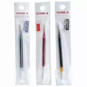 [문구] 유노크펜 리필 심 흑색 고급 볼펜심 12개 부드러운 필기 볼펜