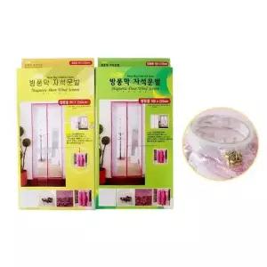 방풍막 자석문발 1p 바람막이 모기차단