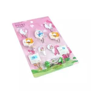 우일 캐릭터 모음행거2 9P 다용도걸이 D-0619 -O