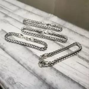 S5100 여성 유화 로프 댄디 체인 팔찌 데일리 은팔찌 실버925