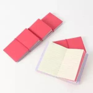 [문구] 휴대용 메모장 유선 핑크 5p 핸디수첩 포켓메모장