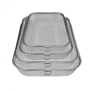 스테인리스 채반 철망 바구니 주방용 수납망