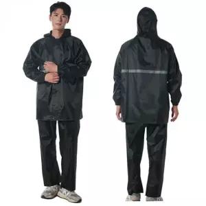 오토바이 레인코트 방수 우비 자전거 세트