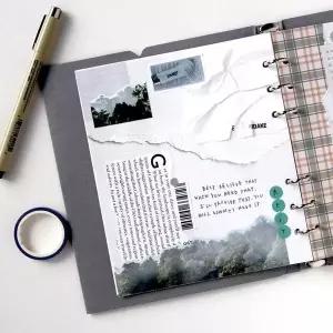 A6 WIDE 6공 오브제 리필 속지