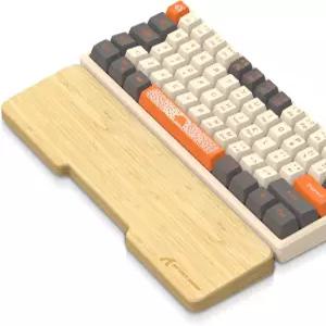 컴퓨터 키보드용 공격 샤크 대나무 손목 하드 에르고노믹 노트북용 사무실 지지대61 위한 방지 미끄럼