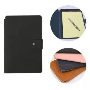 [문구/오피스] A4 PU 가죽커버 노트패드 유선페이퍼 다크그레이 5개