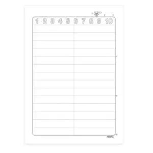 [문구/오피스] 수학 공부용 유선 노트 10권 초등학생 공책 학습