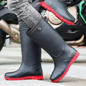 농사 작업용 장화 방수 블랙 해루질 낚시