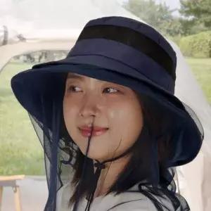 해충 모자 방충망 내장형 방귀 모자