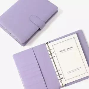[문구/오피스] 다이어리형 유선노트 퍼플 색상 6공 노트 데일리 필기노트