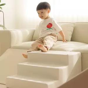 [avec]아베크 아이플레이짐 라이트 향균 쿠션 계단 (미끄럼틀x) 유아 대근육발달 체육관