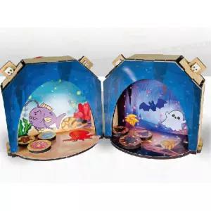 4인용 형광물감 바다속만들기 발광 여름 빛과렌즈 초등 과학교구 활동 돌봄