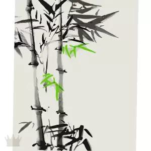 동양화 대나무 수묵화 전통 문인화 캔버스 색칠 작품 제작 취미 활동 인테리어