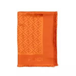 [롯데백화점]펜디 FF 자카드 프레이드 엣지 여성 스카프 / FXT069-AJW7-F1SX4