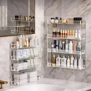 틈새 욕실 거실 주방 화장품 정리함 수납장 수납 선반