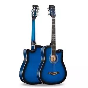 프리미엄 입문용 통기타 초보용 독학 연습용 포크 38인치 블루