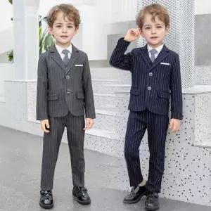 턱시도 정장 세로 스트라이프 의상 풀셋