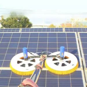태양광 패널 청소도구 브러쉬 밀대 물청소 장비 자동