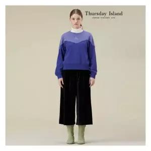 써스데이아일랜드Thursday Island 벨벳 핀턱 팬츠T236MPT133W2276291