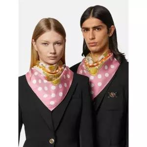 [롯데백화점]베르사체 SEASHELL 바로크 라지 실크 스카프 씨쉘 1001600 1A07894 5P830