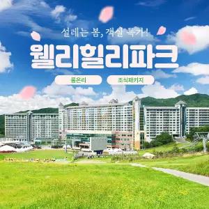 (당일예약불가) 웰리힐리파크 봄맞이상품! 룸온리/조식PKG (~7/16) 넉넉한 이용기간