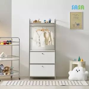 사사가구 포비 E0 미드센츄리 600 2단서랍형 짧은행거