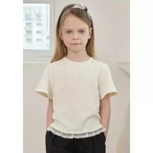 [롯데백화점]빈 아이보리 반소매 요루 블라우스BA22BL02IVL