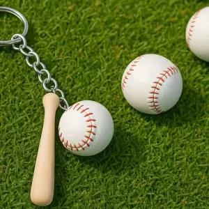 [콩심팥심]야구공 키링 미니어쳐 배트 야구굿즈