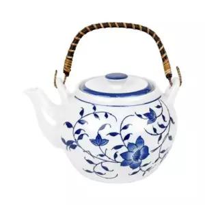 하이토 파란꽃 주전자 주전자디자인 세라믹주전자 하이토주전자