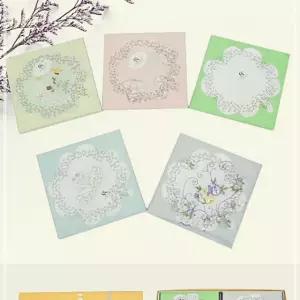 크리스찬오자르 고급면 영화 가제 손수건10매입 자수 롱 남여 YW9DE2A0