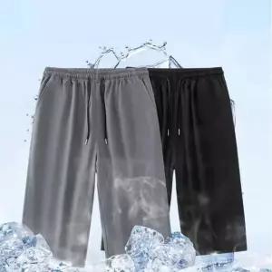 여름 남성 7부바지 냉감 반바지 아이스 츄리닝