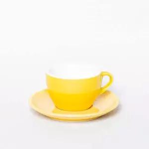 노빌따 KA 커피잔 2호 210ml 옐로우 잔 도자기컵 홈카페 예쁜잔