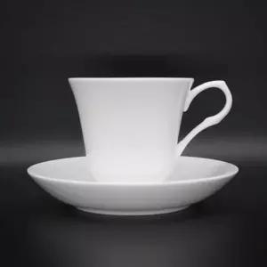 LOKO 본차이나 본 백합 커피잔 받침 예쁜잔 감성잔 도자기잔 선물용