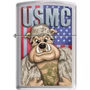 지포 라이터 미 해병대 불독 마린 로고 타투 밀리터리