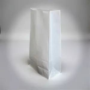 실속 각대 봉투 무표백 크라프트지 종이 베이커리 간식 포장 화이트 12X22cm