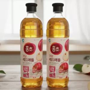 홍초 레드애플 저당 기능성 1.5L x 2개