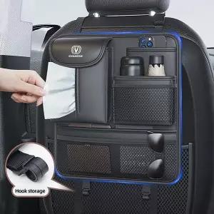 호환  티슈 컵 홀더가있는 자동차 뒷좌석 주최자 Changan CS35 alsvi CS55 CS75 CS85 CS95 용 자동차 좌석