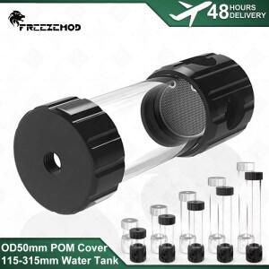 아크릴 원통형 냉동 POM 커버 OD50mm 저수지 투명 물 탱크 내장 필터 길이 115-315mm YSX-5PM4