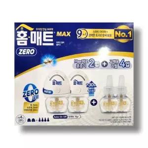 [셀러허브]홈매트 맥스 리퀴드 알파 플러스 본품 2개+리필 4개 교체용 (S16141524)