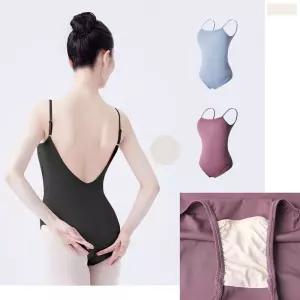 성인 발레옷 댄스복 무용복 춤출때 입는 옷 끈 나시 레오타드 상의 땐스복