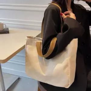 [라일리] Rly 여성 캔버스 스퀘어 캔버스백 숄더백 기저귀 파우