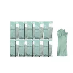 [너만아는잡화점]코멕스 면코팅 고무장갑 민트 대(L) x 5켤레