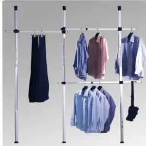 [라일리생활건강] Rly 자취생 3단행거 철제행거 심플한행거