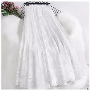 [라일리여성의류] Rly 레이스 플레어 롱스커트 밴딩치마 2 가을 플레어