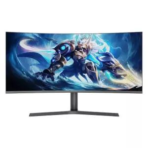 와이드모니터 커브드 화면 컴퓨터 모니터 울트라와이드 사무용 곡선 대형