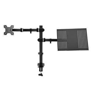 모니터 홀더 듀얼 스크린 노트북 트레이 클립 데스크탑 리프팅 캔틸레버 노트북/태블릿/책/기타 탭용
