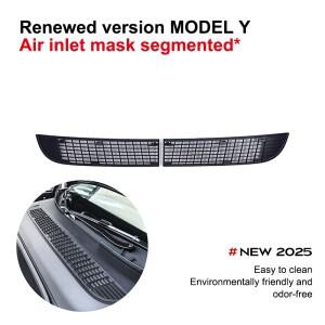 모델 Y 2025 주니퍼 통풍구 그릴 곤충 및 먼지 방지 하단 범퍼 공기 흡입구 커버.