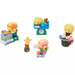 카카오프렌즈 춘수산 피규어 춘식이 4p 풀세트