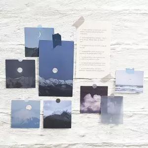 방꾸미기 포토 카드 원룸 아이방 인테리어 산과별 빈티지엽서 촬영소품 미니포스터 감성엽서 인테리어포스터