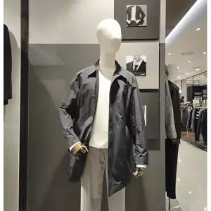 [롯데백화점]지이크 SS 실패없는 만능코디 네이비 스텐카라 하프맥코트 PGN7306